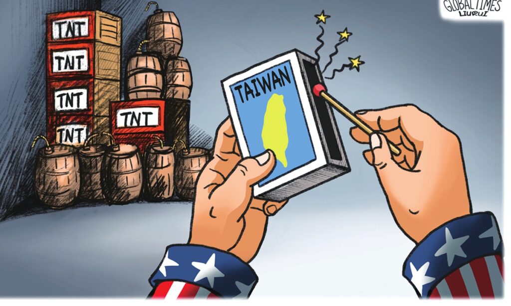 Two-faced Washington playing ‘Taiwan card’ will bankrupt its credibility