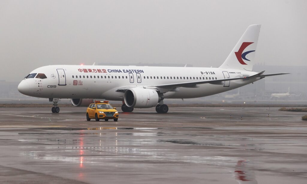 Domestically developed first C919 jet delivered to China Eastern, ‘marking a start in journey toward mass production’