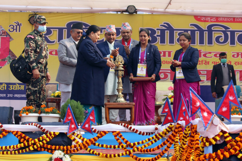 President Bhandari in Butwal 