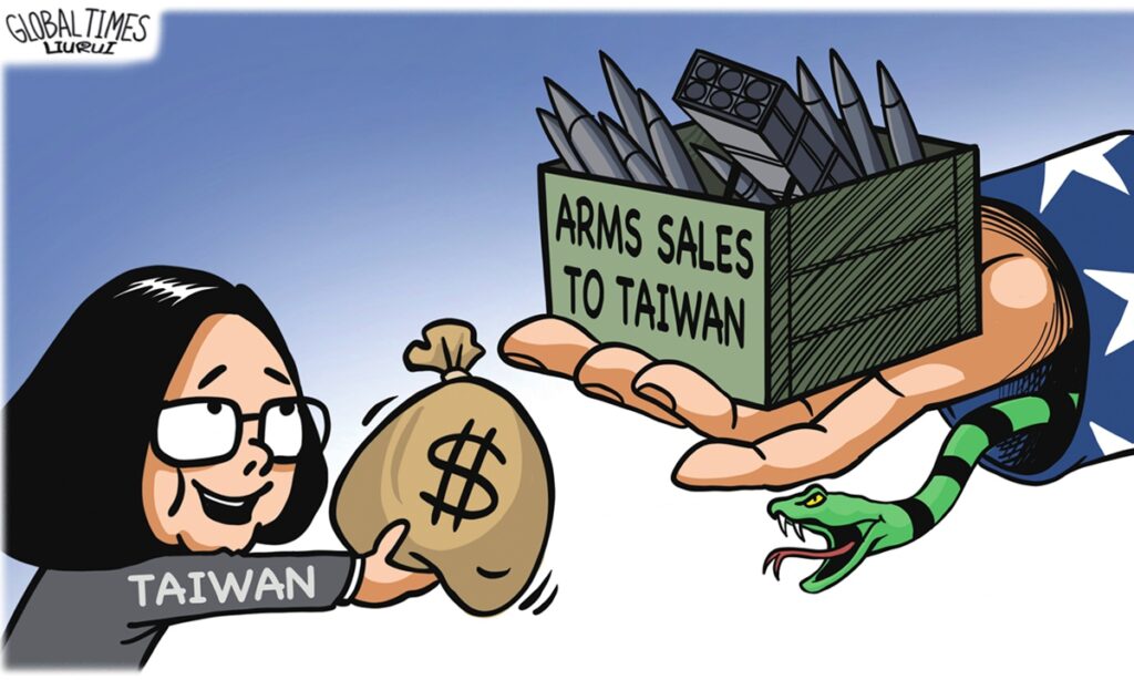 US’ latest arms sale proposal to Taiwan island may hinder China-US military exchanges; little help for secessionists to gain a military edge