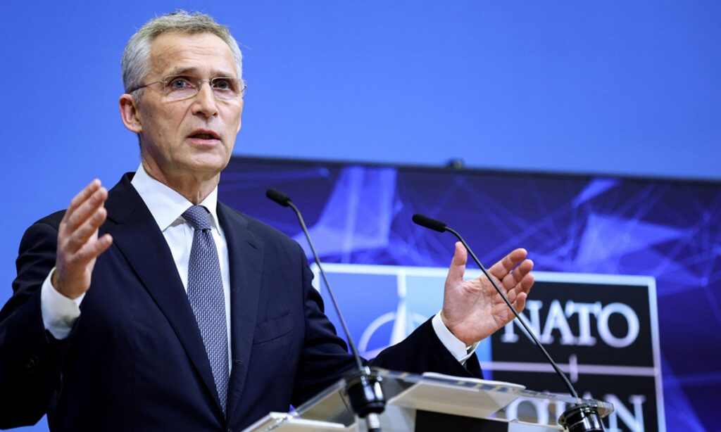 Stoltenberg inflates NATO’s value by equating US-led anti-Russia bloc with West