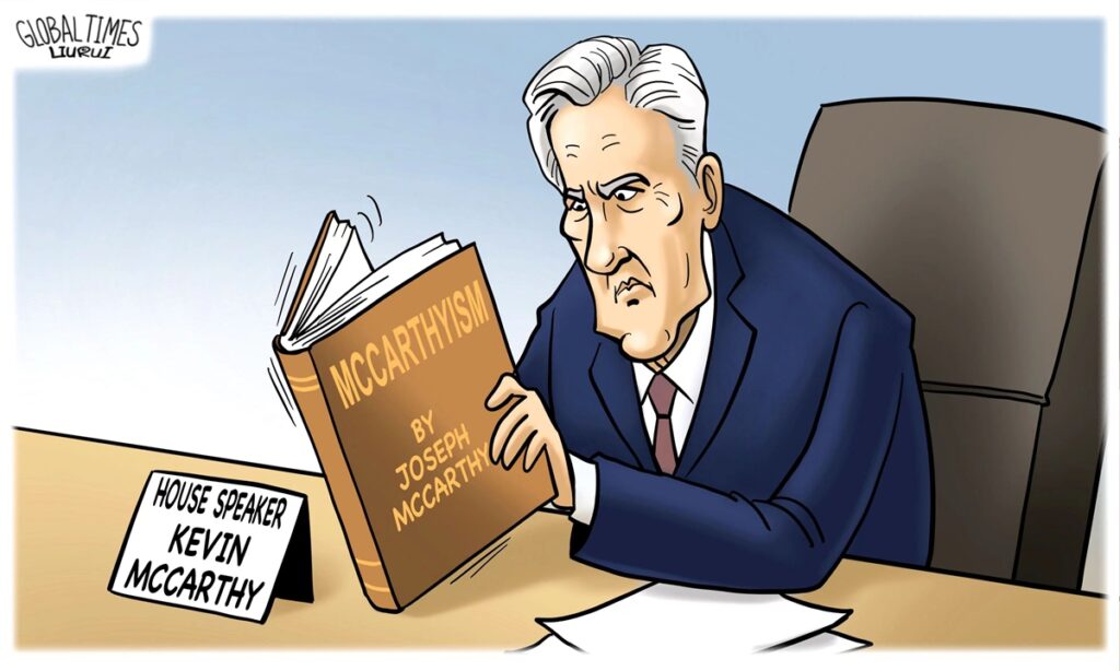 The fire McCarthy set is like McCarthyism reincarnated