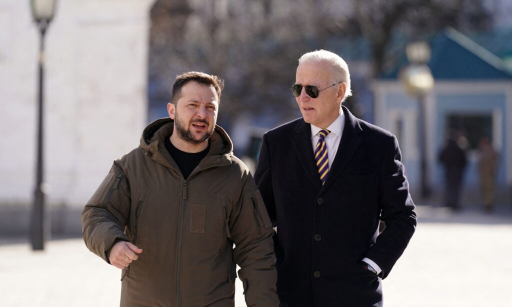 Biden’s Kiev visit a ‘symbolic’ gesture to boost Ukraine, likely to ‘trigger fiercer counterstrike from Russia’