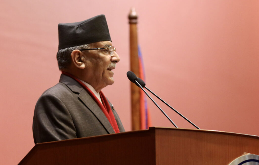 PM Dahal insists on continuity of movements to build a just society