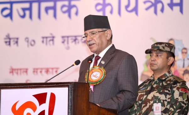 PM Dahal assures loan-sharking affected people of resolving their problem