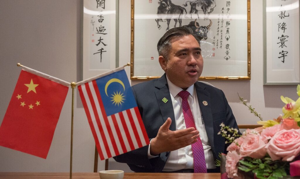 Malaysian Transport Minister Anthony Loke Siew Fook