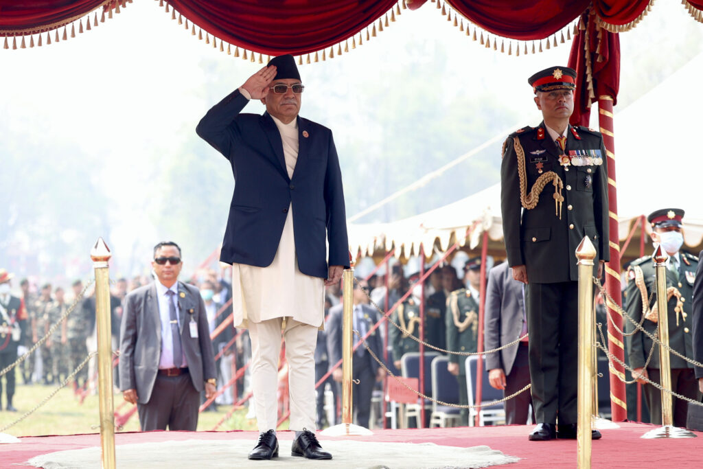 PM Dahal insists on promoting national security amidst challenges 