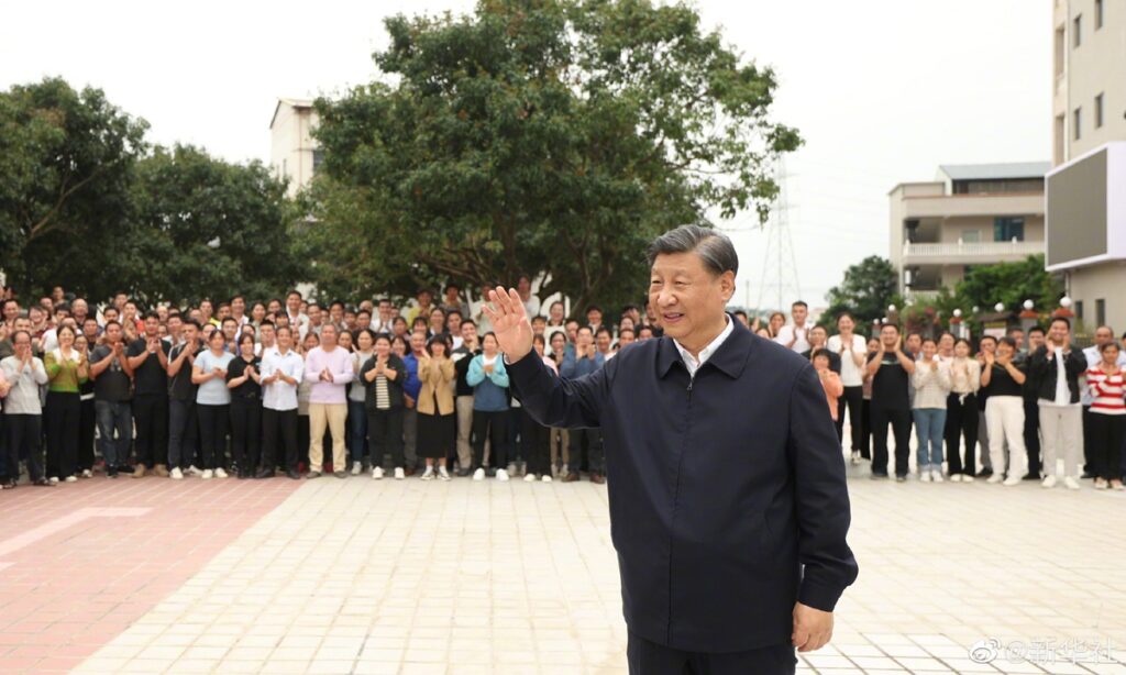 Xi inspects southern Chinese city of Maoming