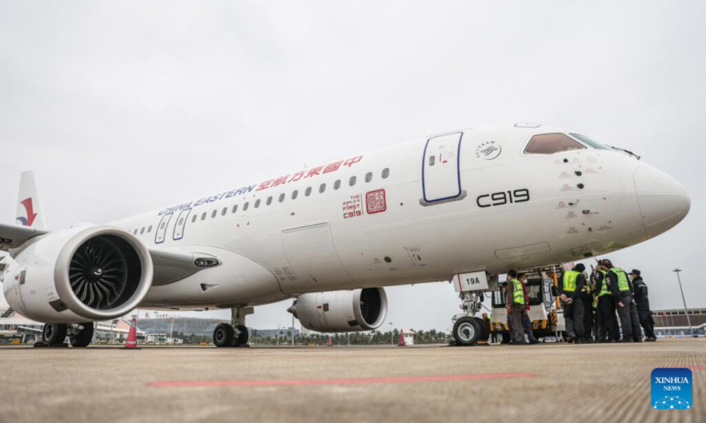 Home-made C919 to make maiden commercial flight on Sunday, highlighting China’s innovation-driven development strategy