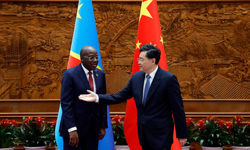 Firm support of core interests key to smooth development of China-DR Congo ties: FM Qin Gang