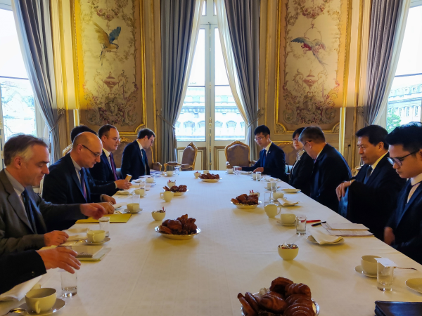 China special envoy meets with French official in Paris