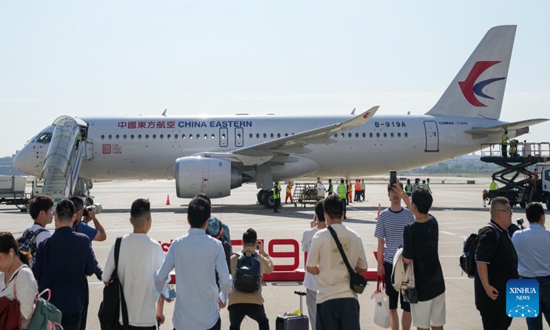 China’s C919 passenger plane completes inaugural commercial flight from Shanghai to Beijing