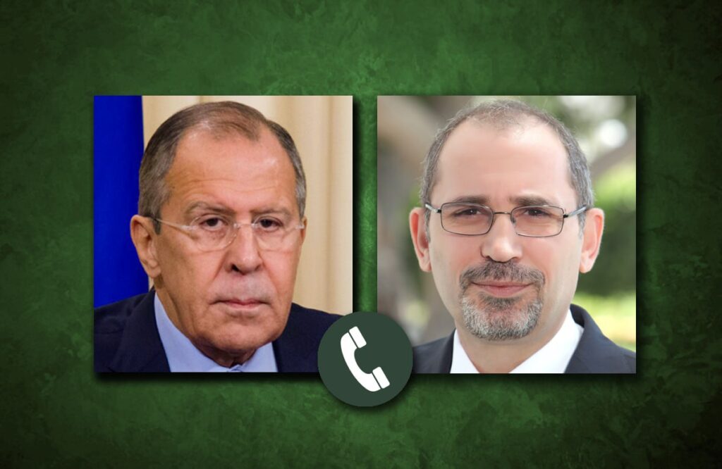 <strong>FM Sergey Lavrov had a telephone conversation with Deputy PM Ayman Al-Safadi</strong>