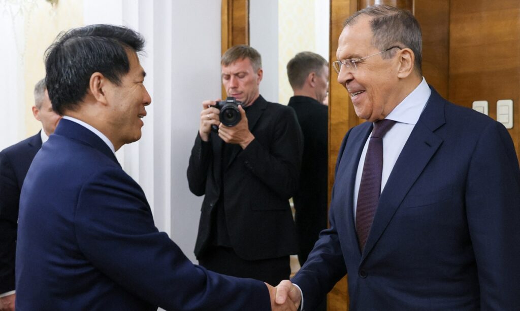 Chinese special envoy talks with Russian FM Lavrov in Moscow