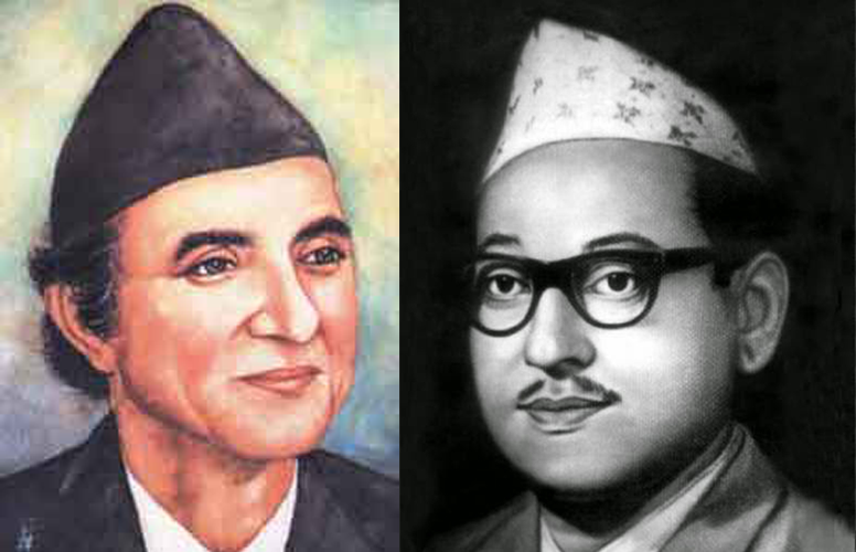 Statues of Koirala, Shrestha unveiled together