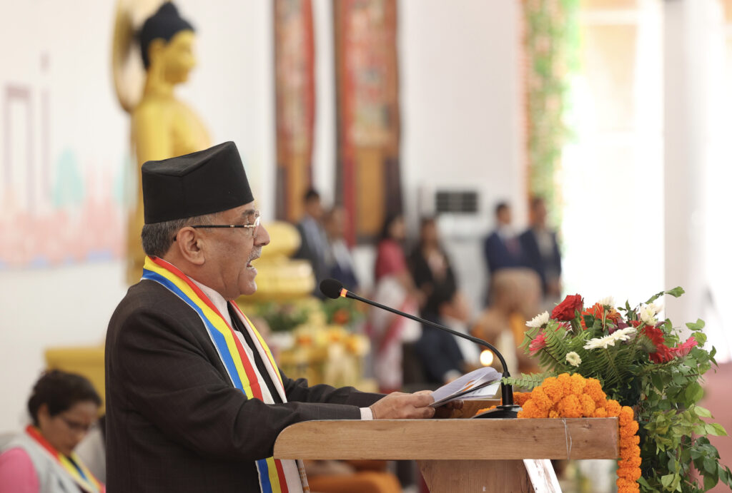 Lumbini’s development, government top priority: PM Dahal