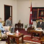 British Ambassador Pollitt pays farewell call on President Paudel