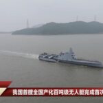 China makes breakthroughs in unmanned ship technologies