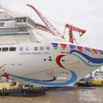 China’s first domestically built large cruise ship successfully leaves dock; 17-year dream comes true