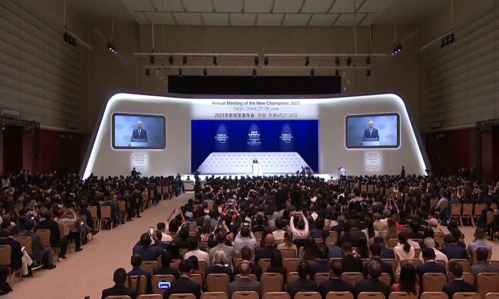 Summer Davos kicks off in Tianjin, in rejection of ‘decoupling,’ ‘de-risk’ noise