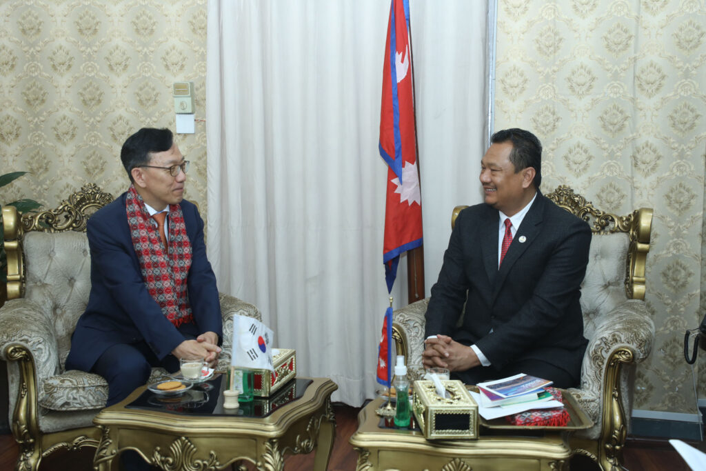 RoK ambassador calls on Minister Modi 