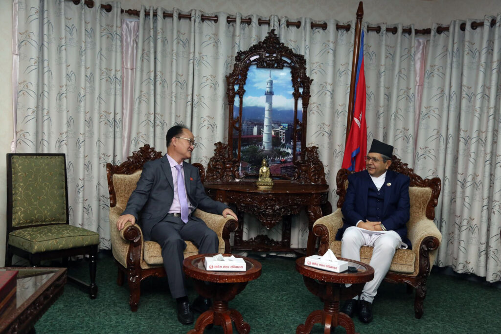 DPRK ambassador calls on Speaker Ghimire