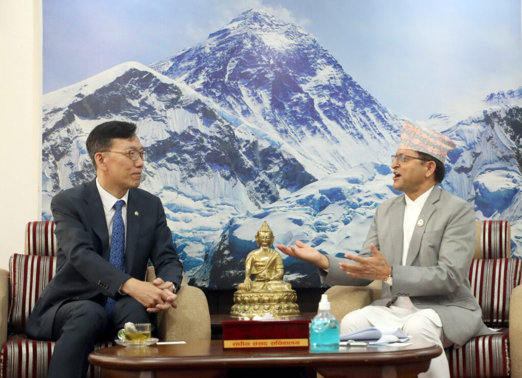 RoK ambassador calls on NA Chair, exchanges views on Nepal-Korea relations, tourism 