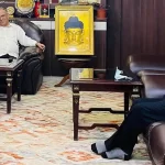 PM Dahal, Chand meet to discuss current political affairs