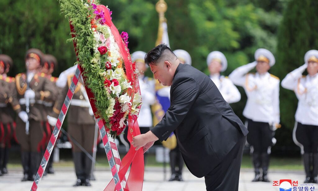 Kim Jong-un visits cemetery of CPV martyrs as NK celebrates Korean War armistice anniversary