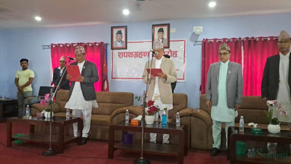 Chief Minister Thapa sworn in