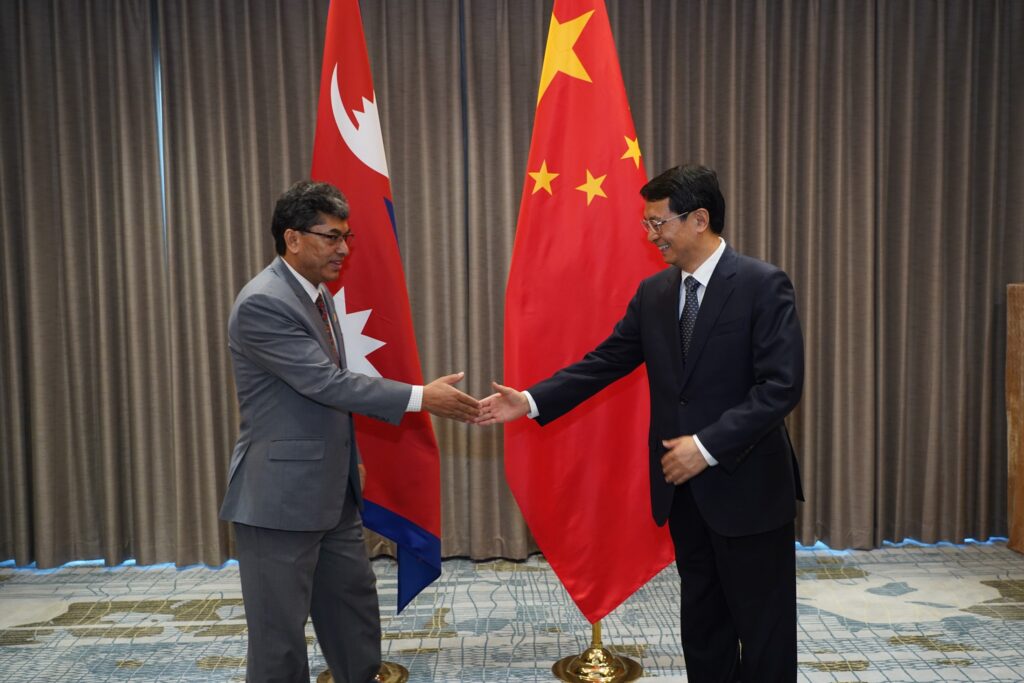 NPC Vice-Chair Shrestha holds talks with his Chinese counterpart