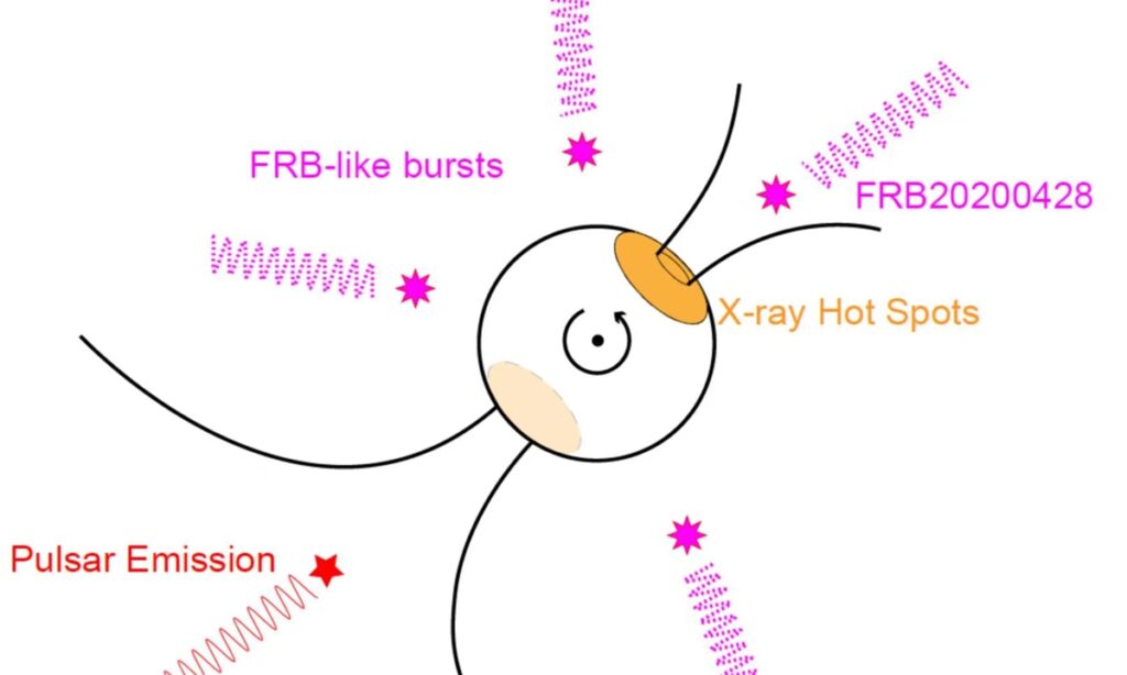 Multi-band observation of FAST reveals mechanisms of fast radio bursts eruptions: CAS