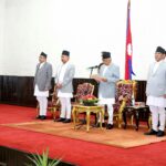 President administers oath to newly-appointed Minster