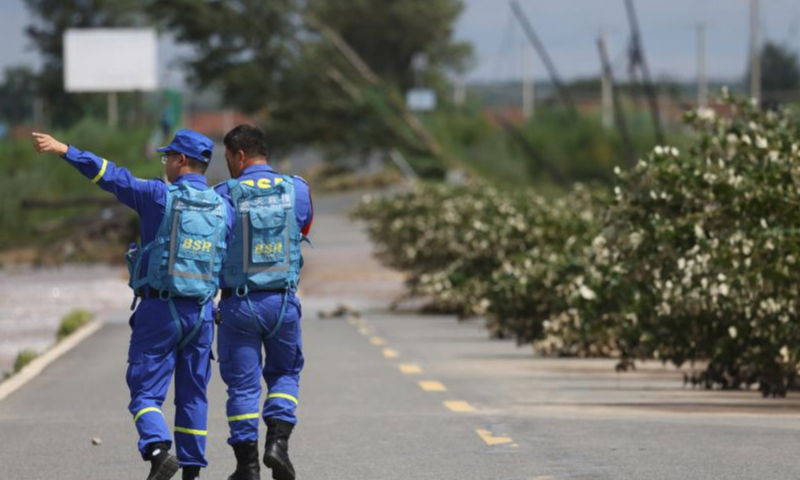 Level III flood-control emergency response launched in NE.China following casualties from heavy rainfall