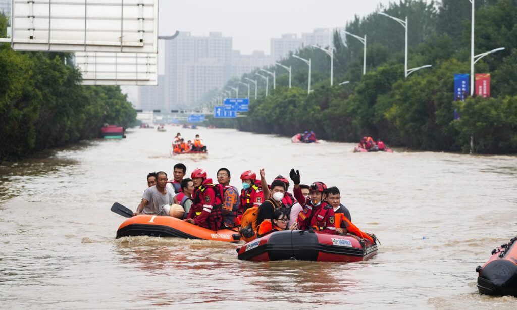 Rescue work pouring in to help flood-damaged Northeast, North China