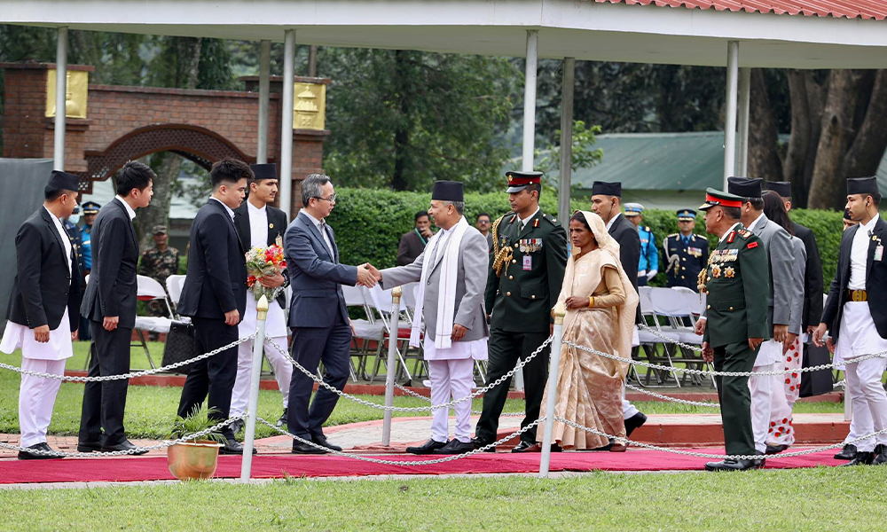 Vice-President Yadav returns home from China visit