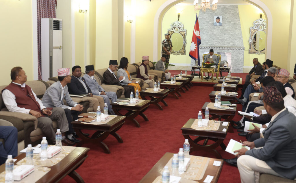 President summons all-party meeting, expresses apprehension over successful execution of Constitutional roles 