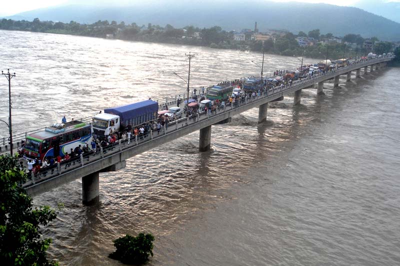 Narayani River’s water level still beyond danger mark