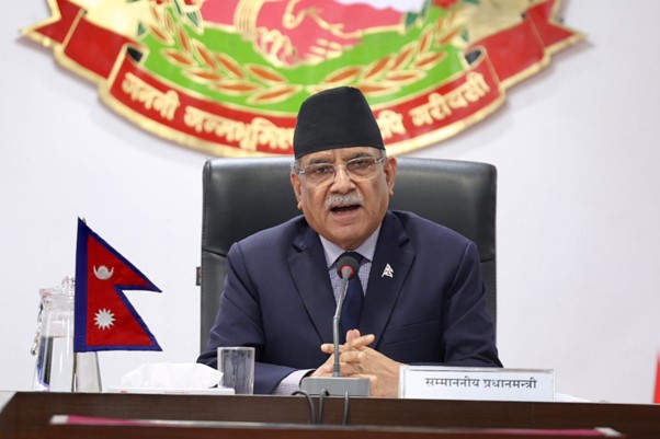 PM Dahal signs performance agreement with 21 ministers 