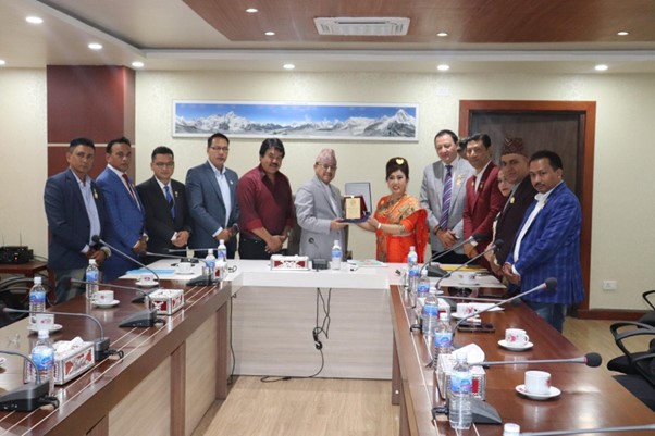 Thai Nepal Association’s delegation call on DPM Khadka