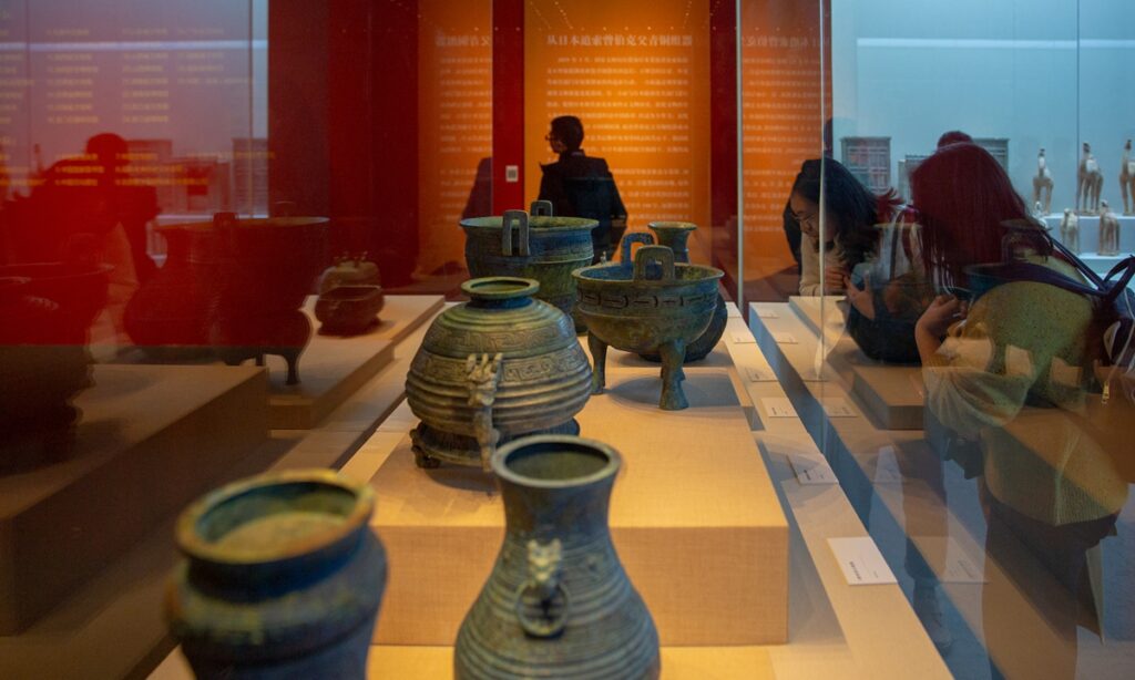 Bronze cultural relics returned to China from overseas