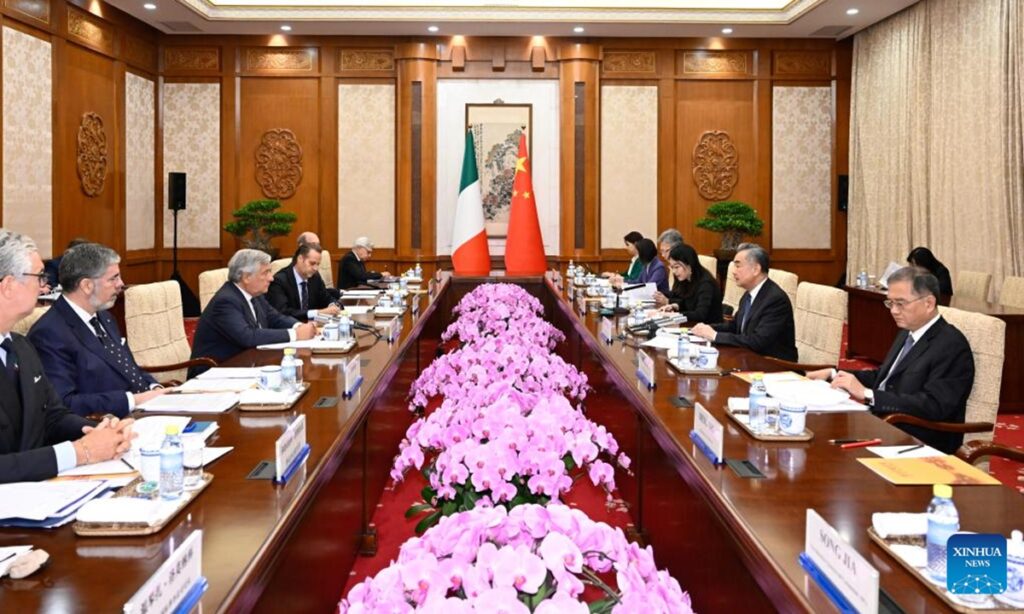 FM Wang Yi hails BRI cooperation amid Italy’s ‘withdrawal’ speculation; ‘Unwise’ for Rome to shut itself out business opportunities when facing economic challenges