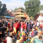 Devotees throng Gokarneshwor Temple on ‘Kushe Aunsi’