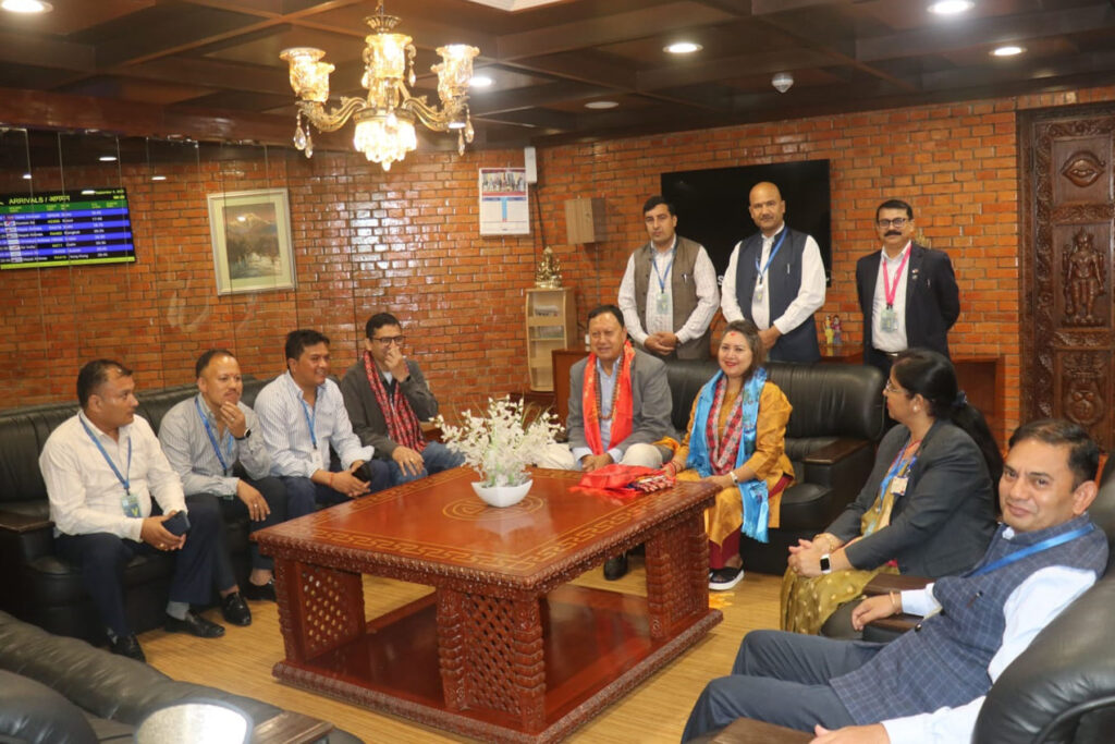 Minister Basnet leaves for Egypt to attend Global Conference