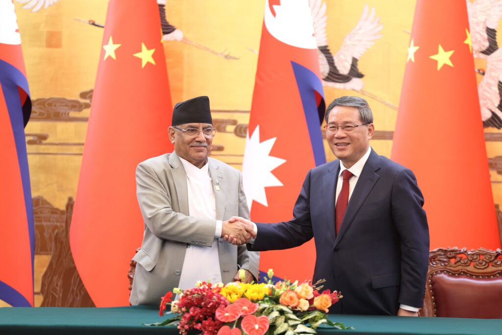 PM Dahal’s China visit: 12 different agreements, one MoU signed