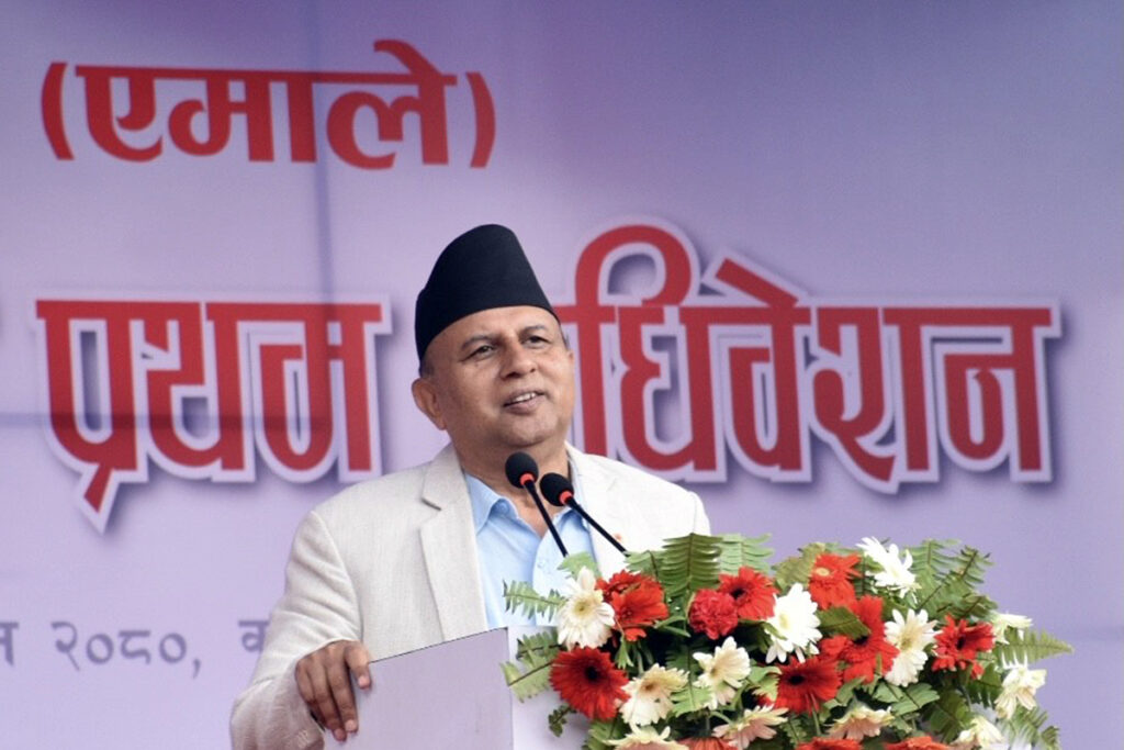 UML leader pitches for government led by strong national party for political stability