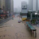 At least 110 people injured in Hong Kong as record-breaking downpours sweep Shenzhen, HK