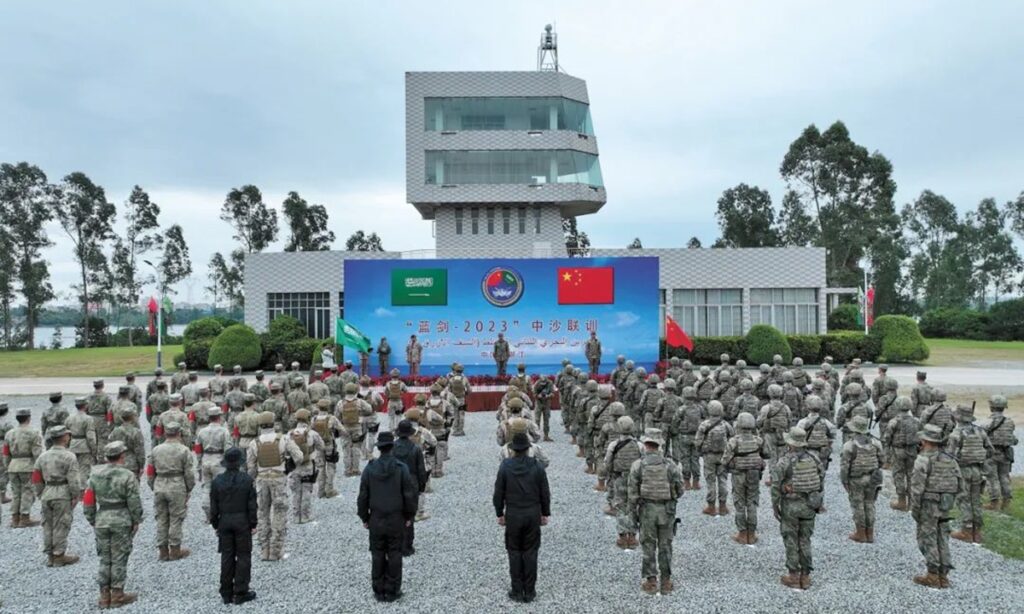 China-Saudi Arabia Blue Sword-2023 joint naval special operations exercise