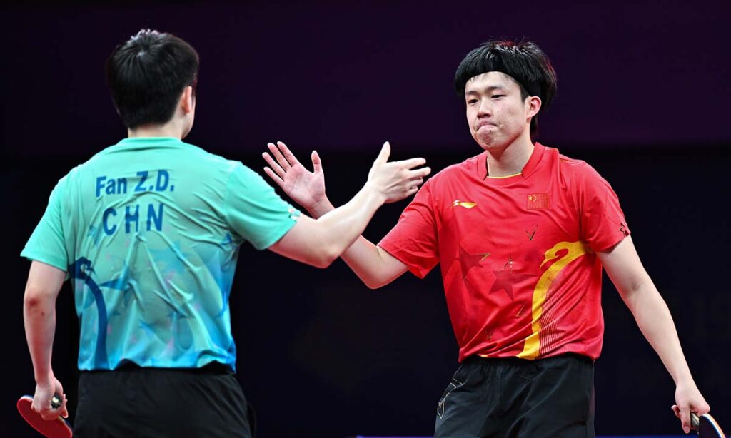 China’s table tennis team displays extraordinary skills and determination in Asian Games