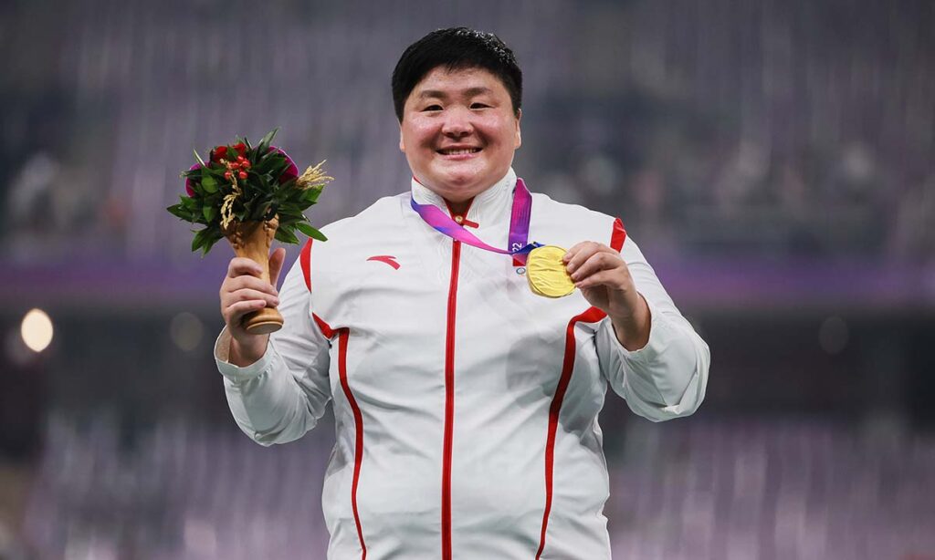 34-year-old shot put legend Gong Lijiao wins third consecutive gold in Hangzhou, says she will ‘keep going’